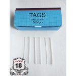 TAGS-25MM --CLEAR  5000PCS--FOR FINE